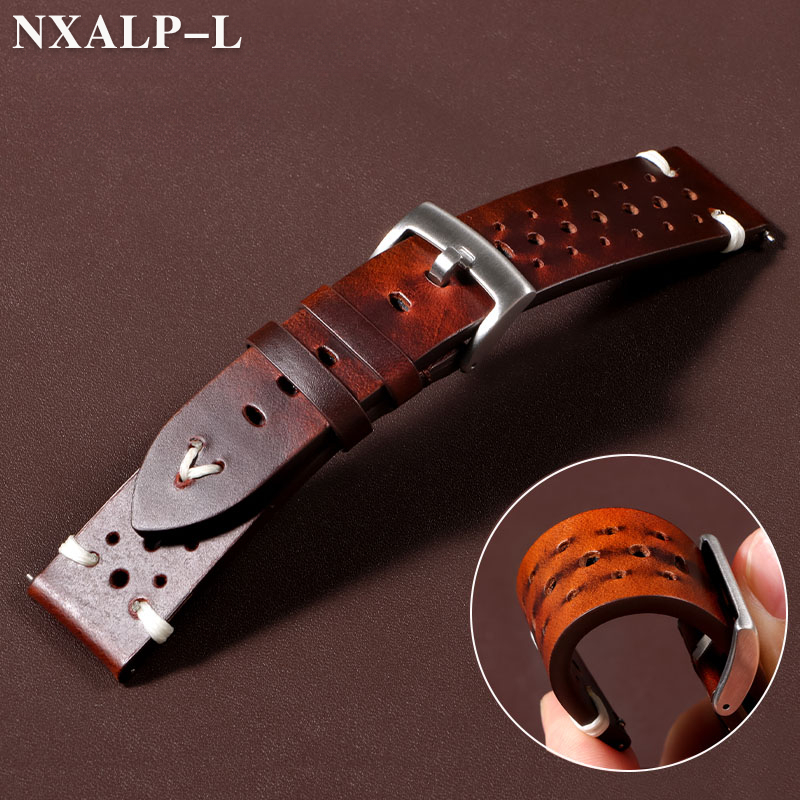Nylon Nato Strap - Bracelet de montre rétro en cuir,