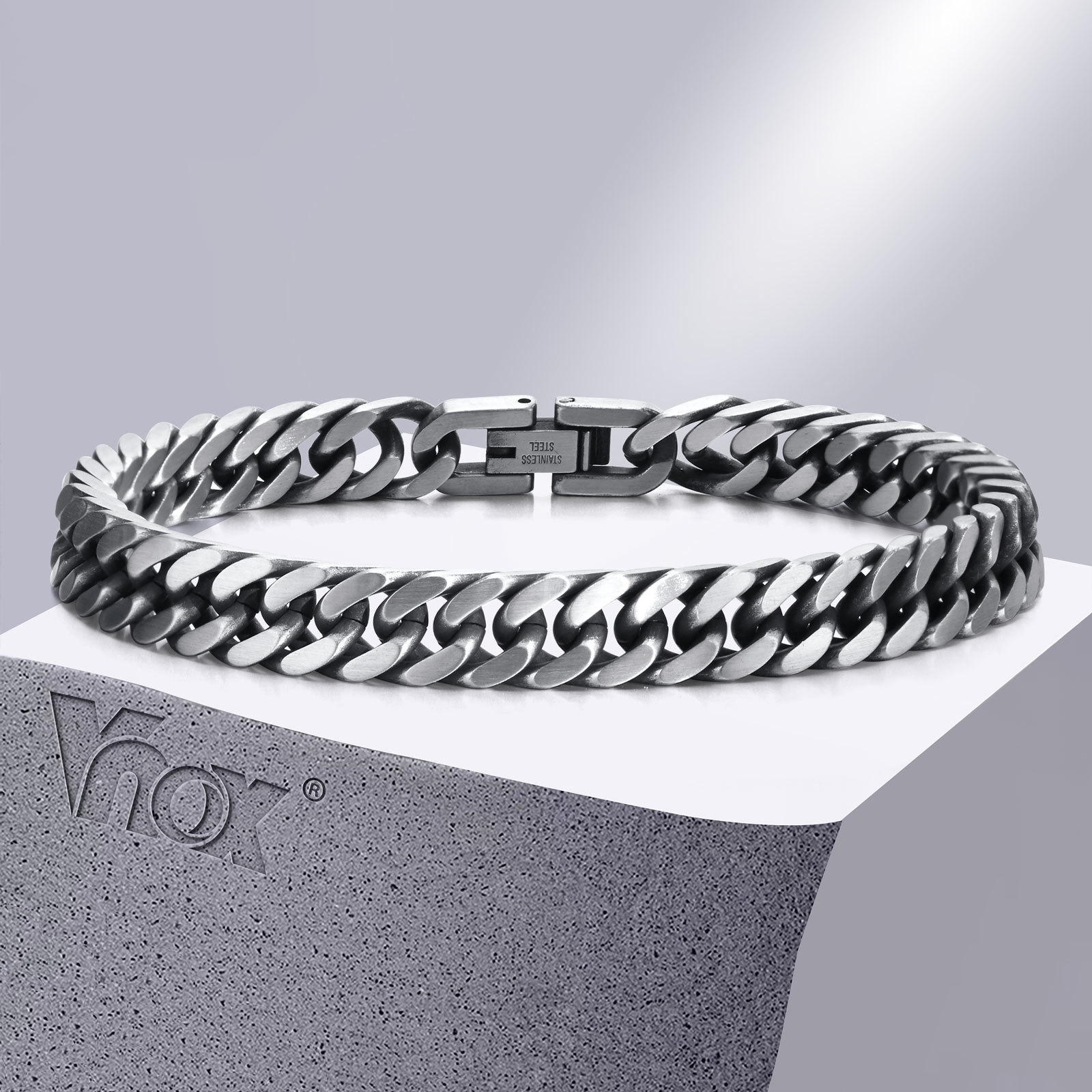 Ceramic Link Bracelet - Vnox gros bracelets à chaîne cubaine