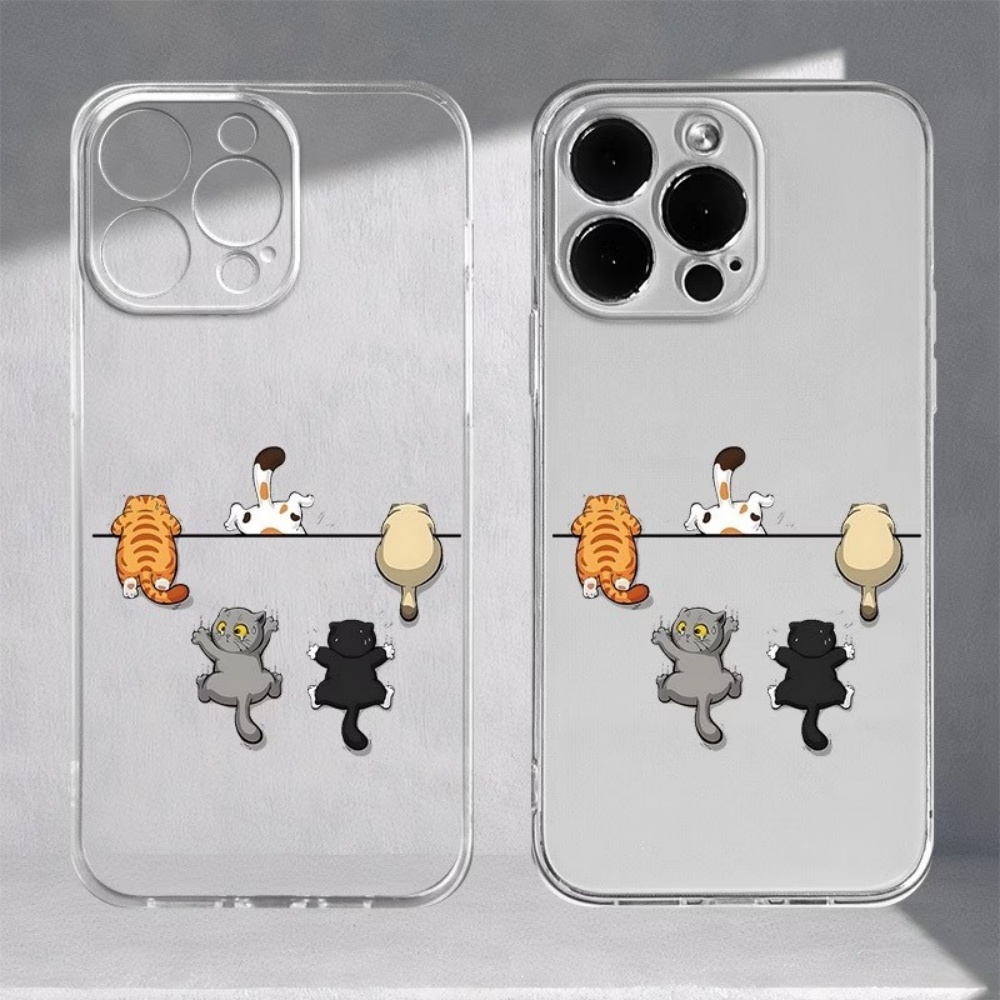 Apple Iphone 16 - Coque de téléphone motif cinq chats