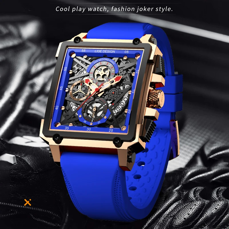 LIGE-Montre-bracelet de sport  - Silicone Band Replacement avis et prix