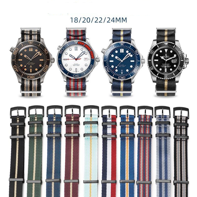 Bracelet de montre en Nylon su - Nylon Nato Strap avis et prix