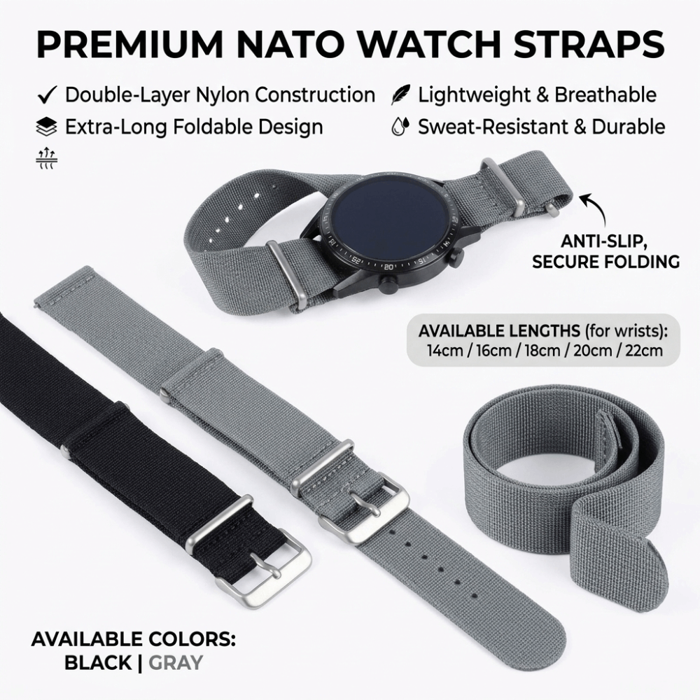 Bracelet de montre NATO 14/16/ - Nylon Nato Strap avis et prix